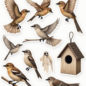 Nature & Outdoors - Sticker Sheet v11